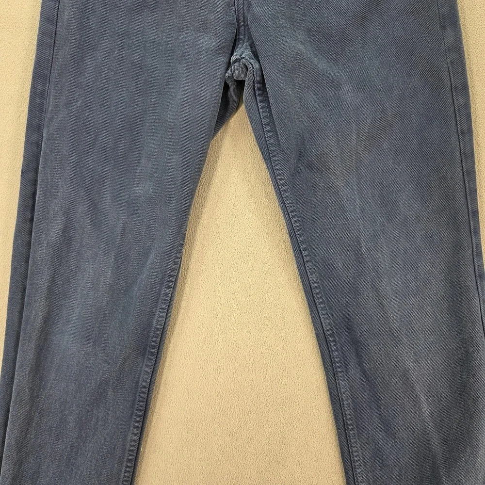 VTG Levis 501 Jeans Mens Navy Blue‎ Med Wash Made USA Button Fly Fits 28x30